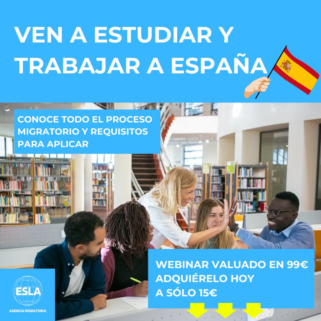 Webinar "Ven a Estudiar y Trabajar a España"