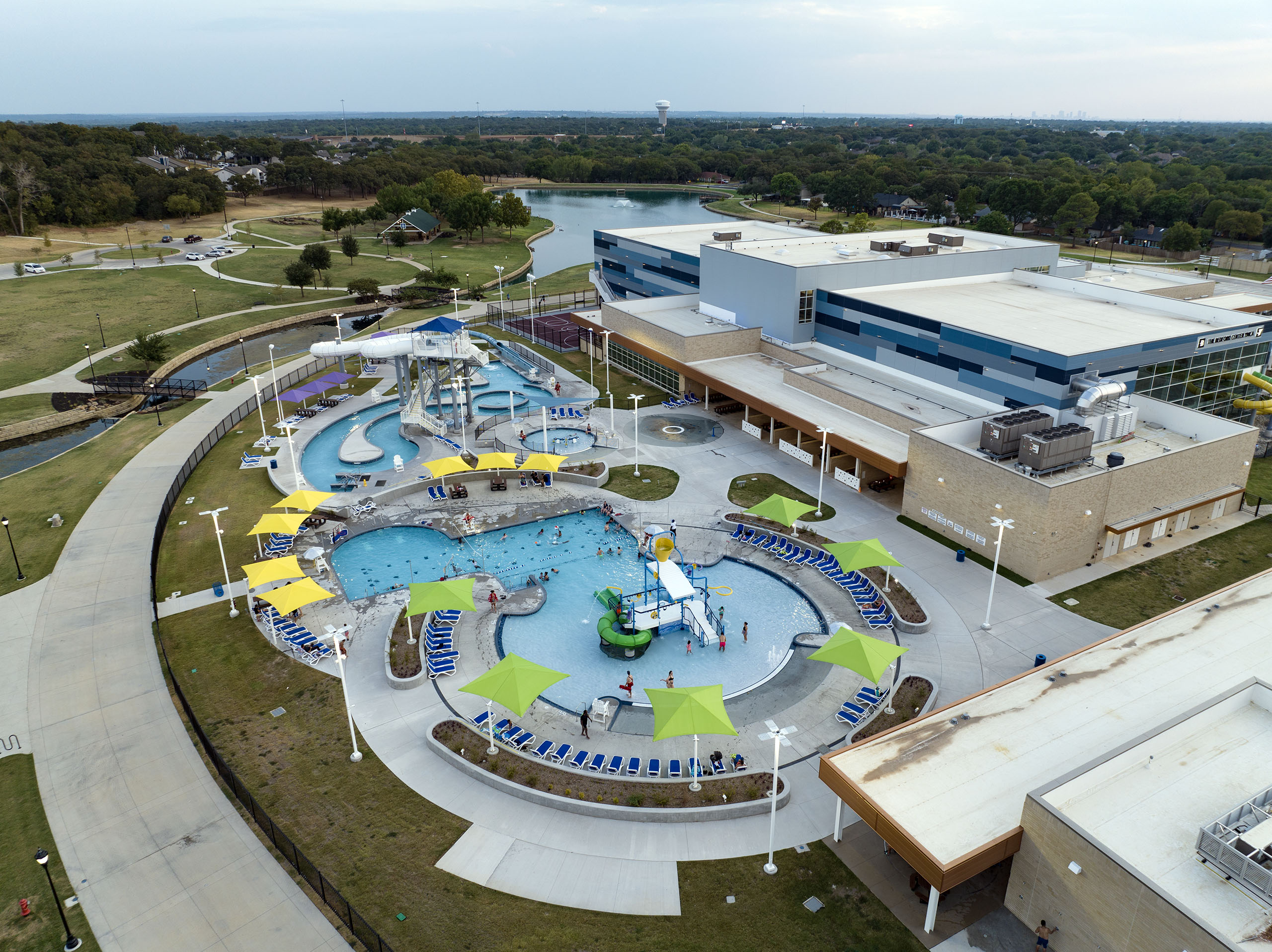 Bedford's newest addition with YMCA's center and outdoor waterpark