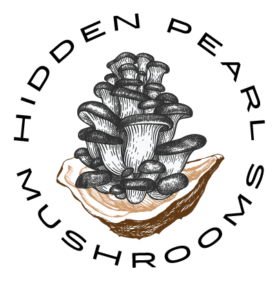 Hidden Pearl Mushroom Logo Hidden Pearl Mushroom Logo