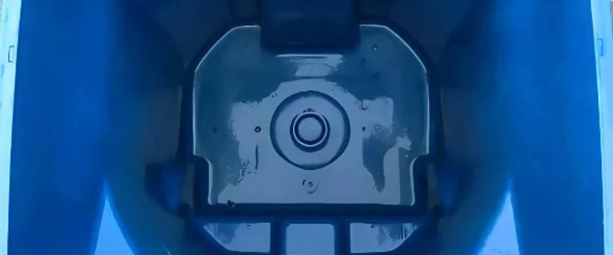 Sparkling clean interior of a trash bin after professional bin cleaning service