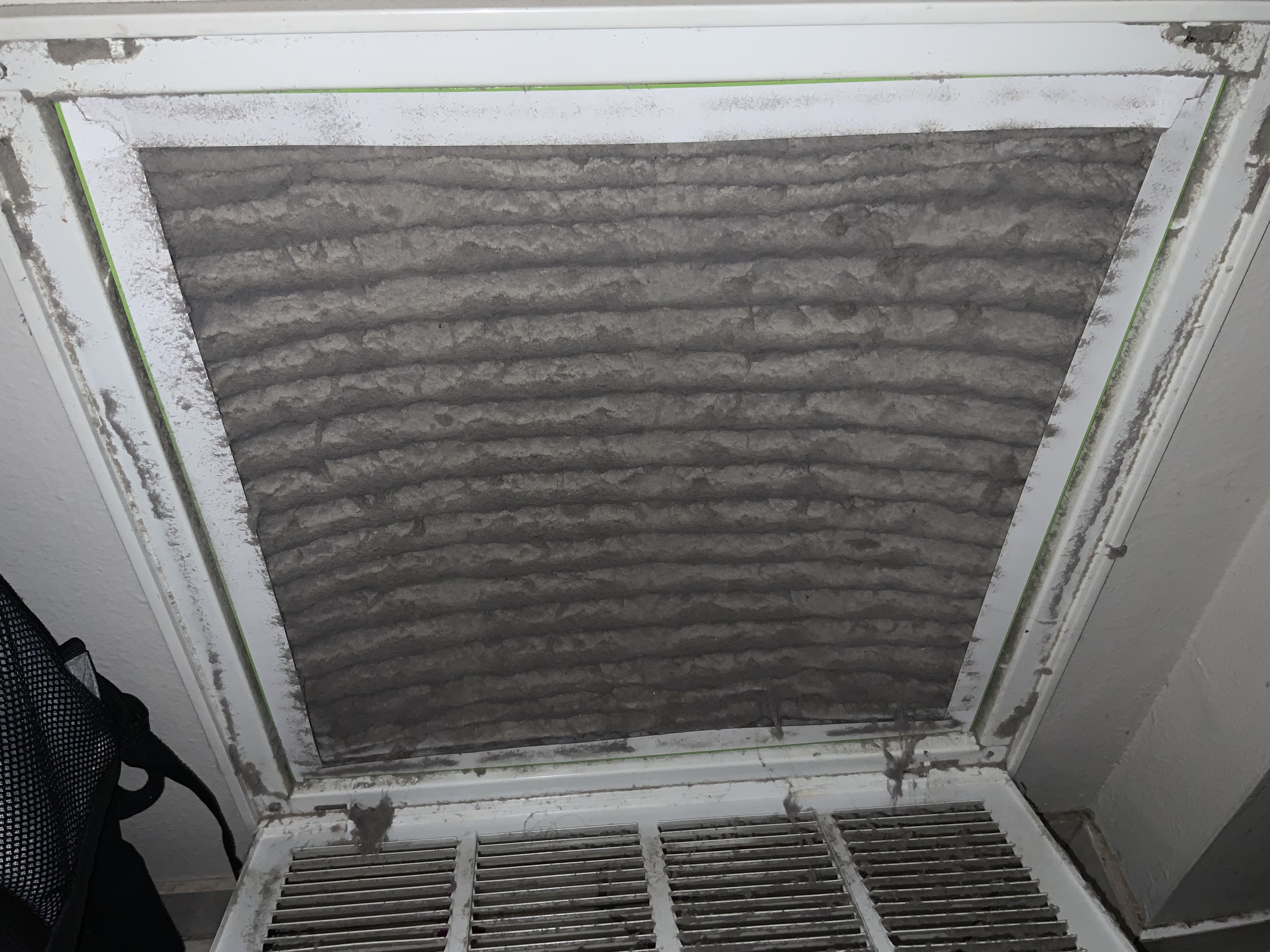 Very dirty air filter