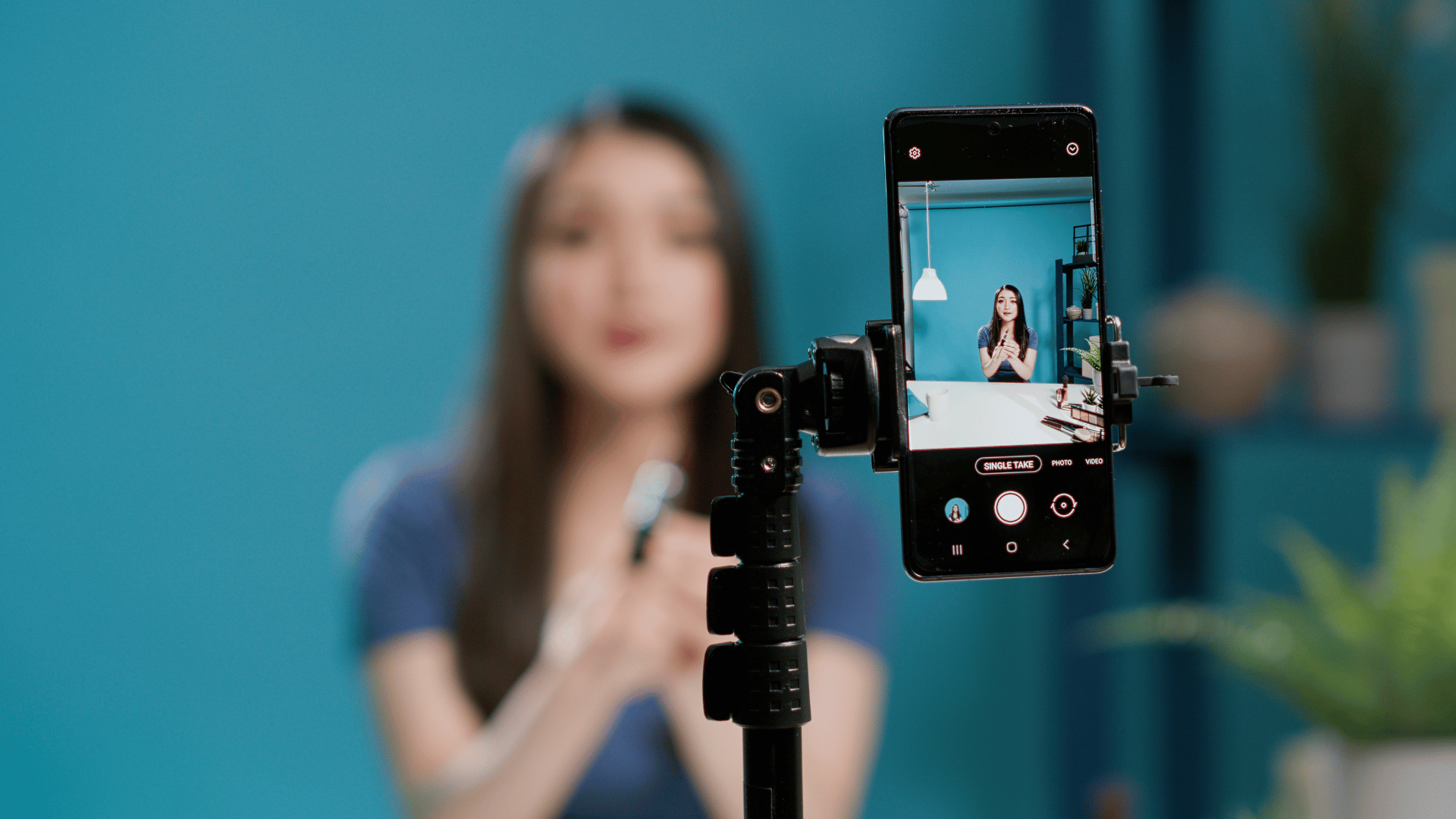 Person filming video Person filming video