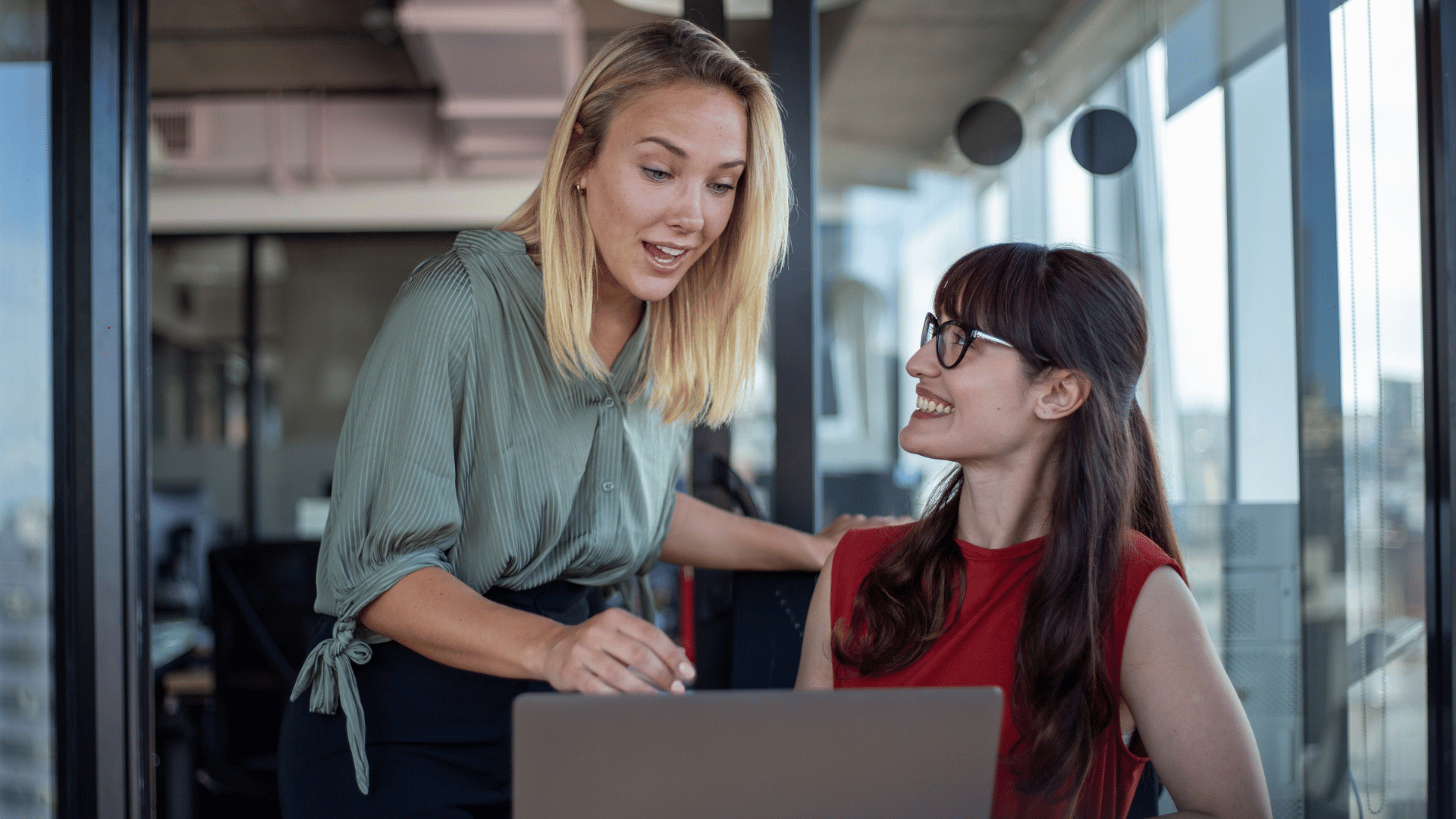 Person giving feedback Person giving feedback