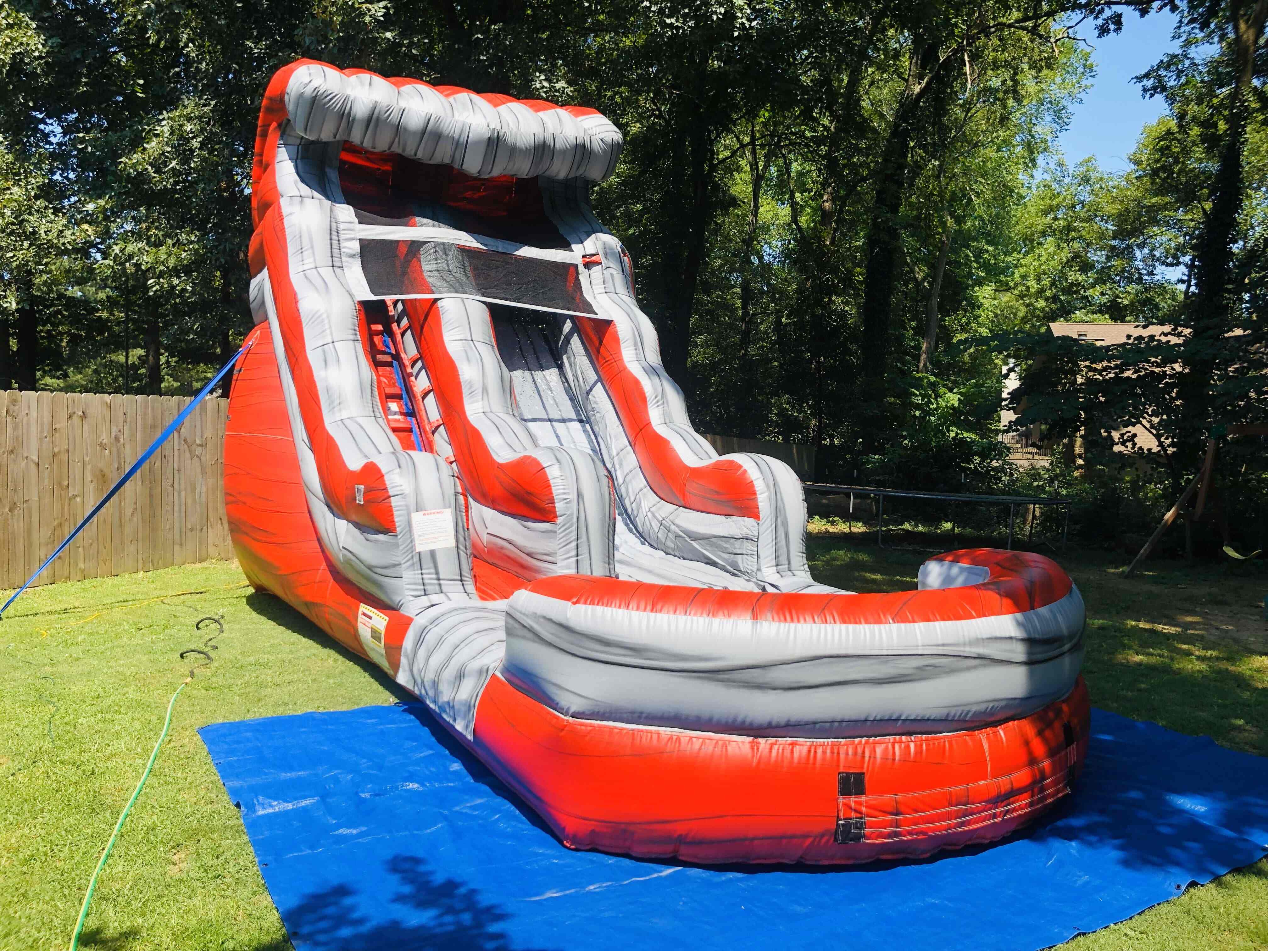 16' Hot Magma Water Slide
