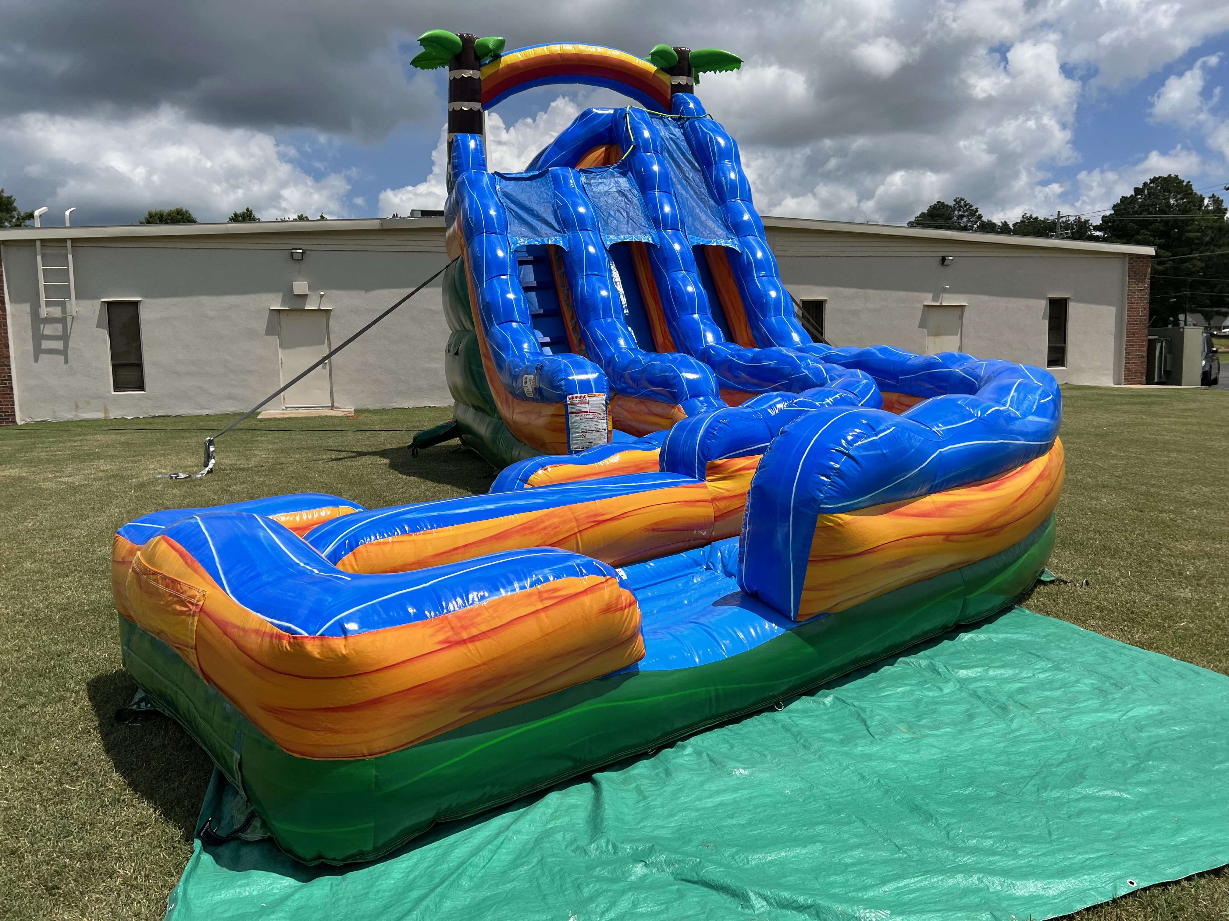 18' Tropical Rainbow Double Lane