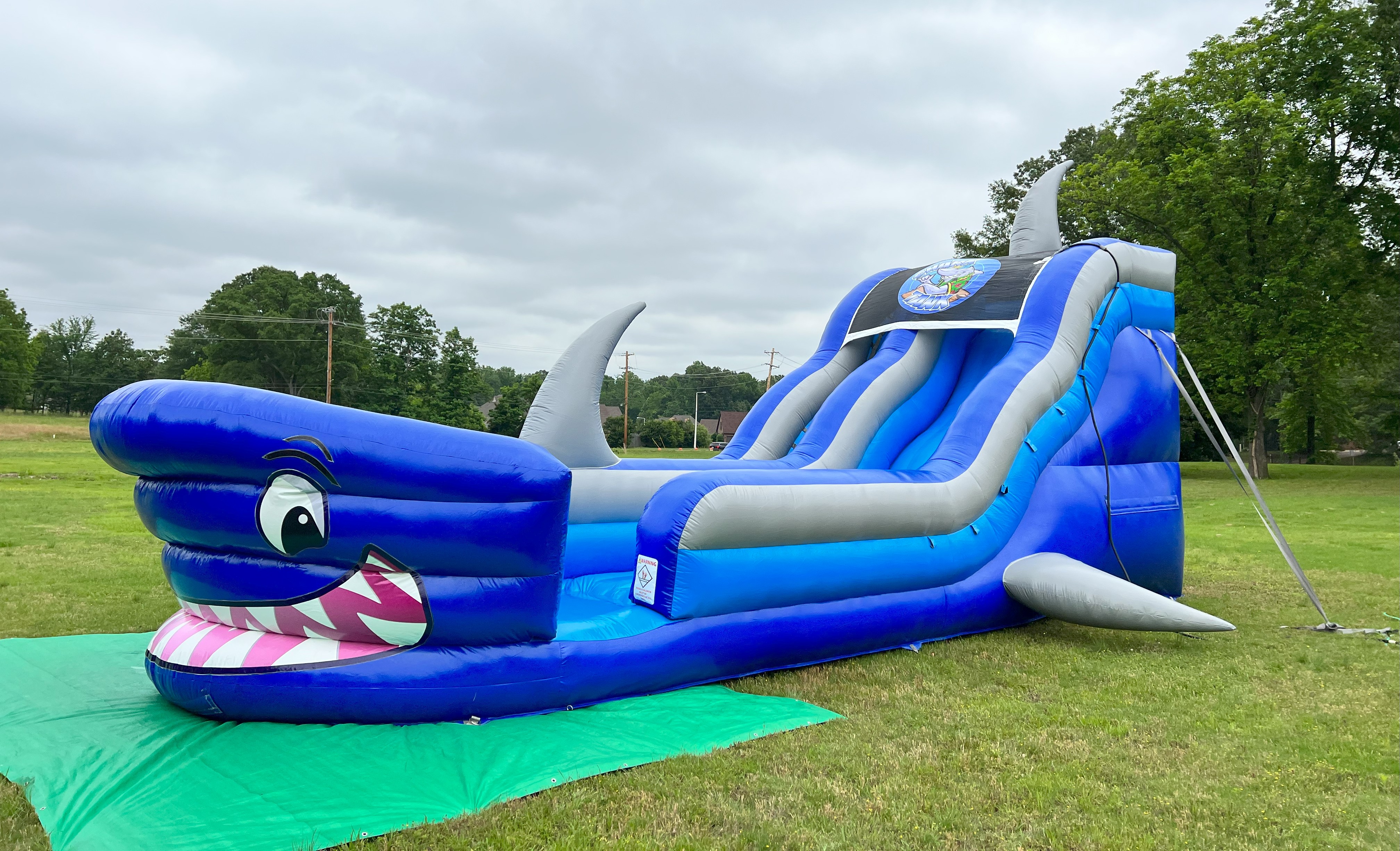 18' Shark Tank Water Slide
