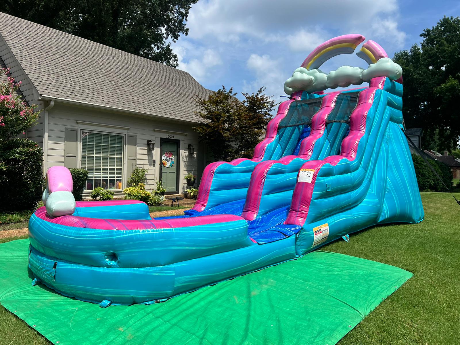 16' Over The Rainbow Water Slide