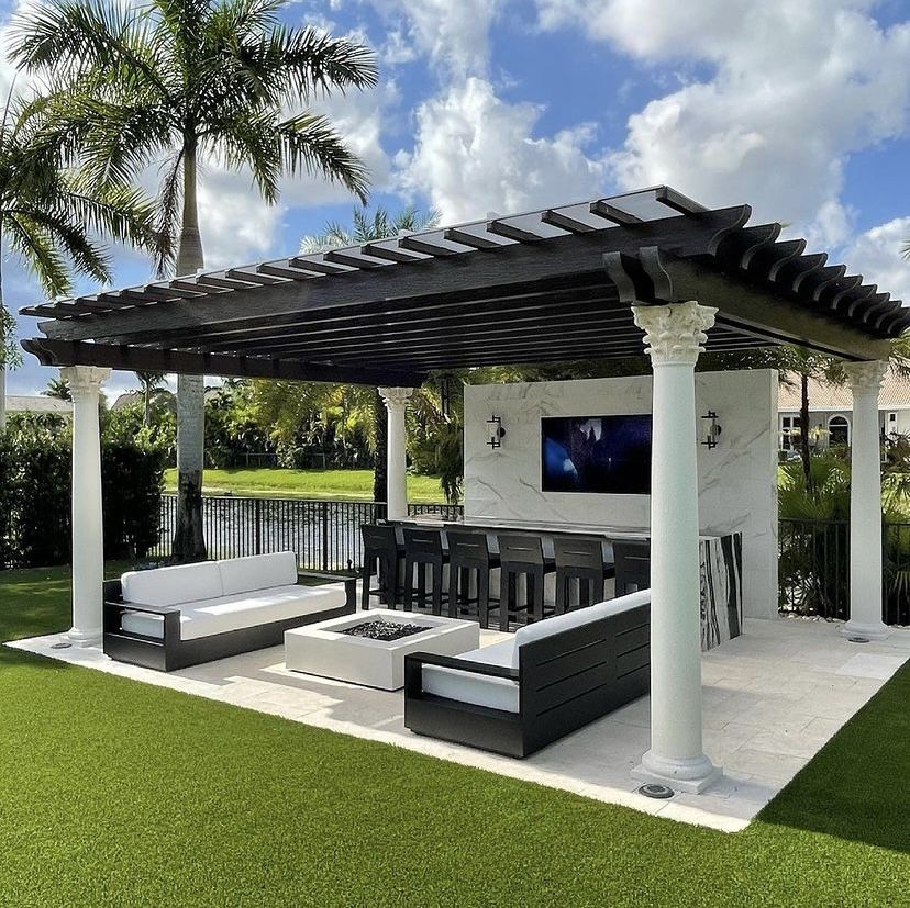 patio covers with built-in lighting