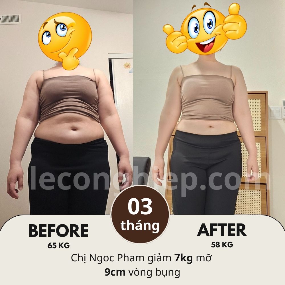 Sự thay đổi trước mặt của Chị Ngọc Giảm 7kg Mỡ & 9 cm Bụng Trong 3 Tháng.jpg Sự thay đổi trước mặt của Chị Ngọc Giảm 7kg Mỡ & 9 cm Bụng Trong 3 Tháng.jpg