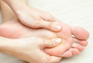oil massage for feet