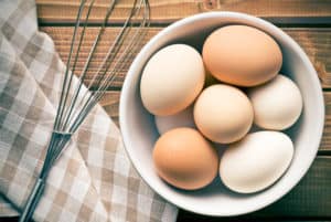 eggs in a bowl