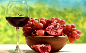 Berries and redwine