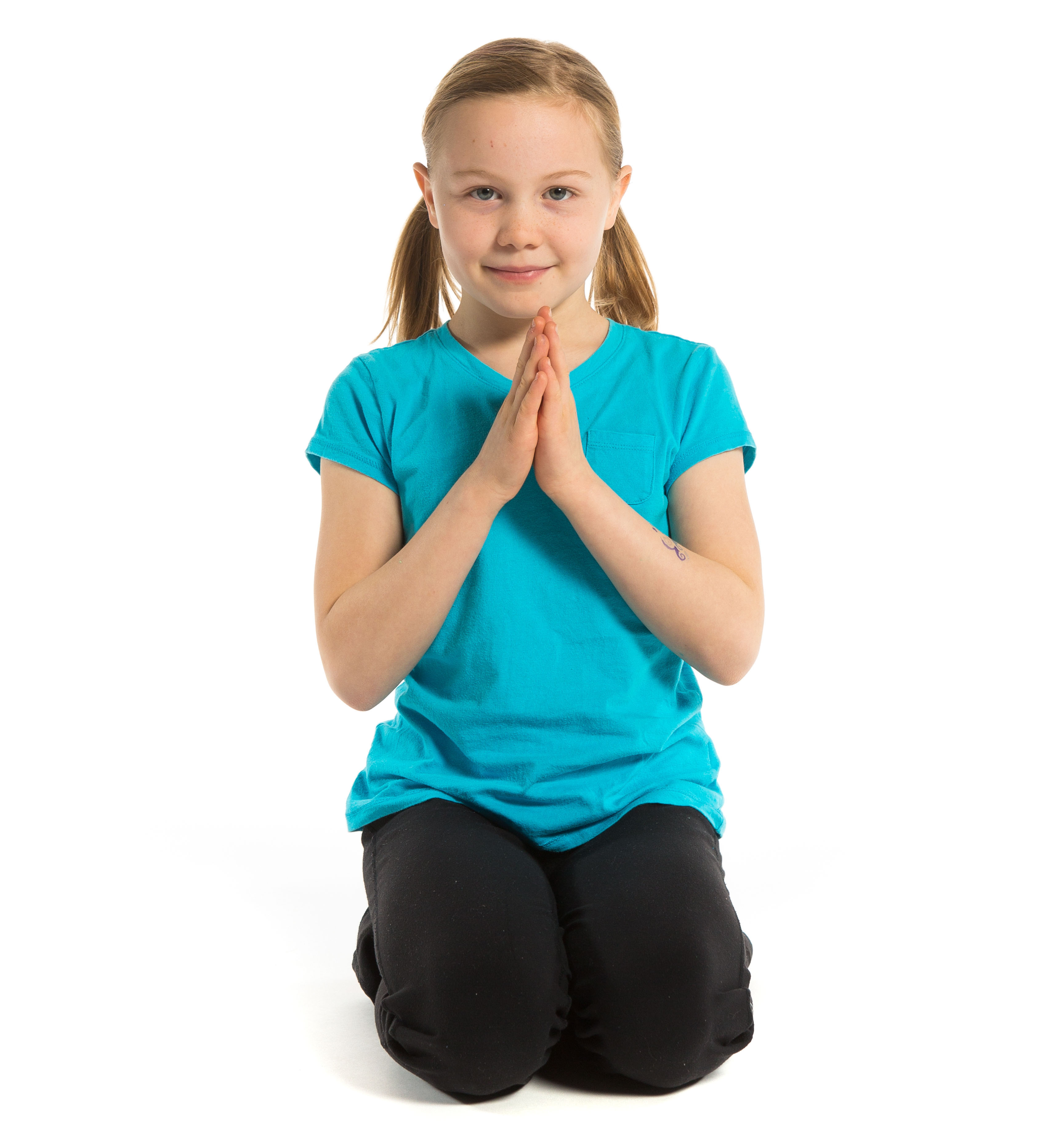 Peace Breath Kids Yoga Pose