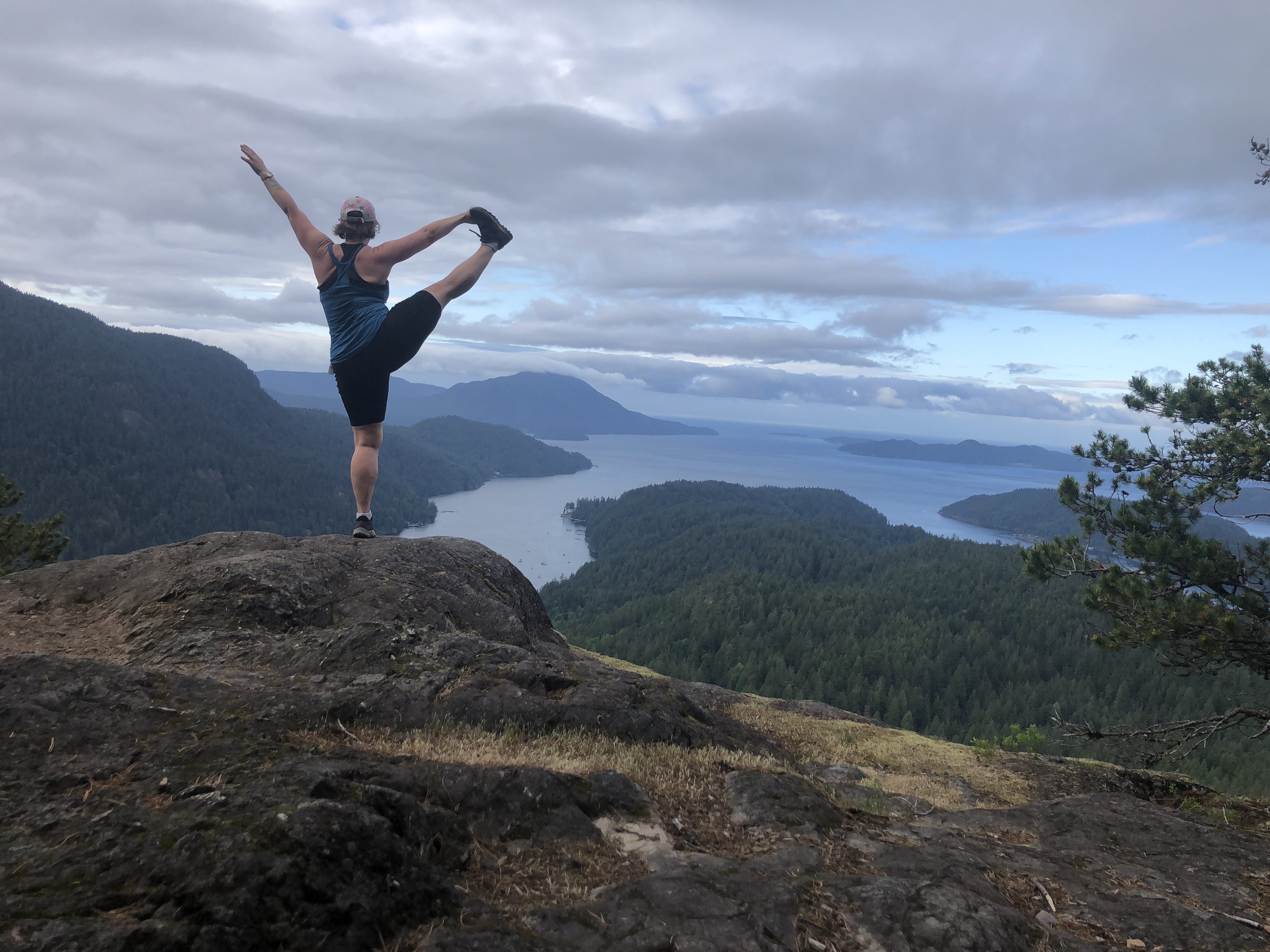 tonia climbs a mountain