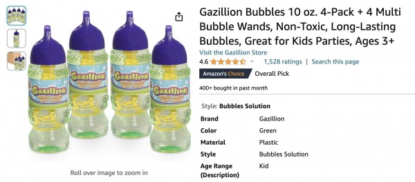 Gazillion Bubbles Gazillion Bubbles