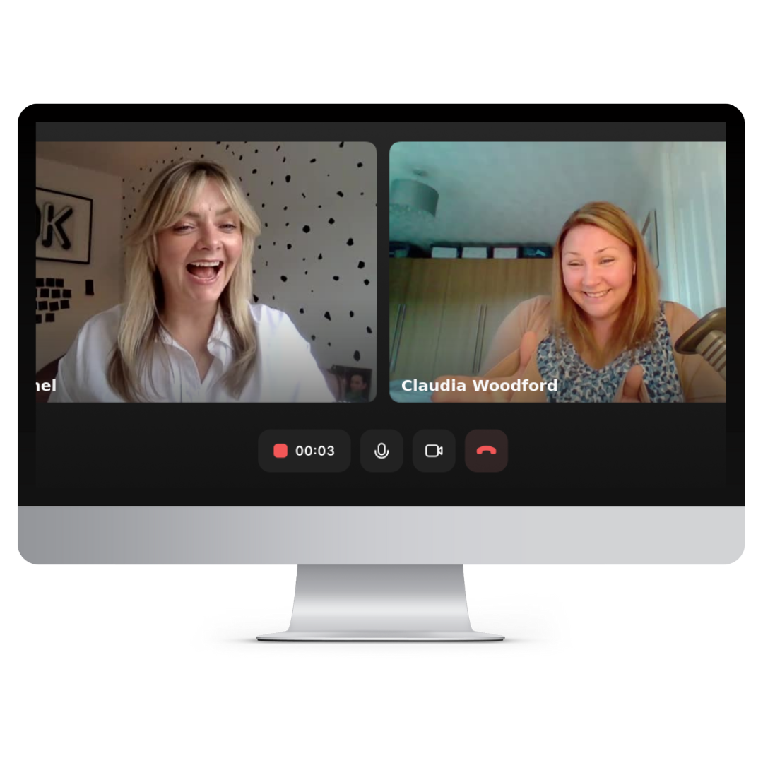 image of a online meeting with a coach and a client where there is excellent rapport image of a online meeting with a coach and a client where there is excellent rapport