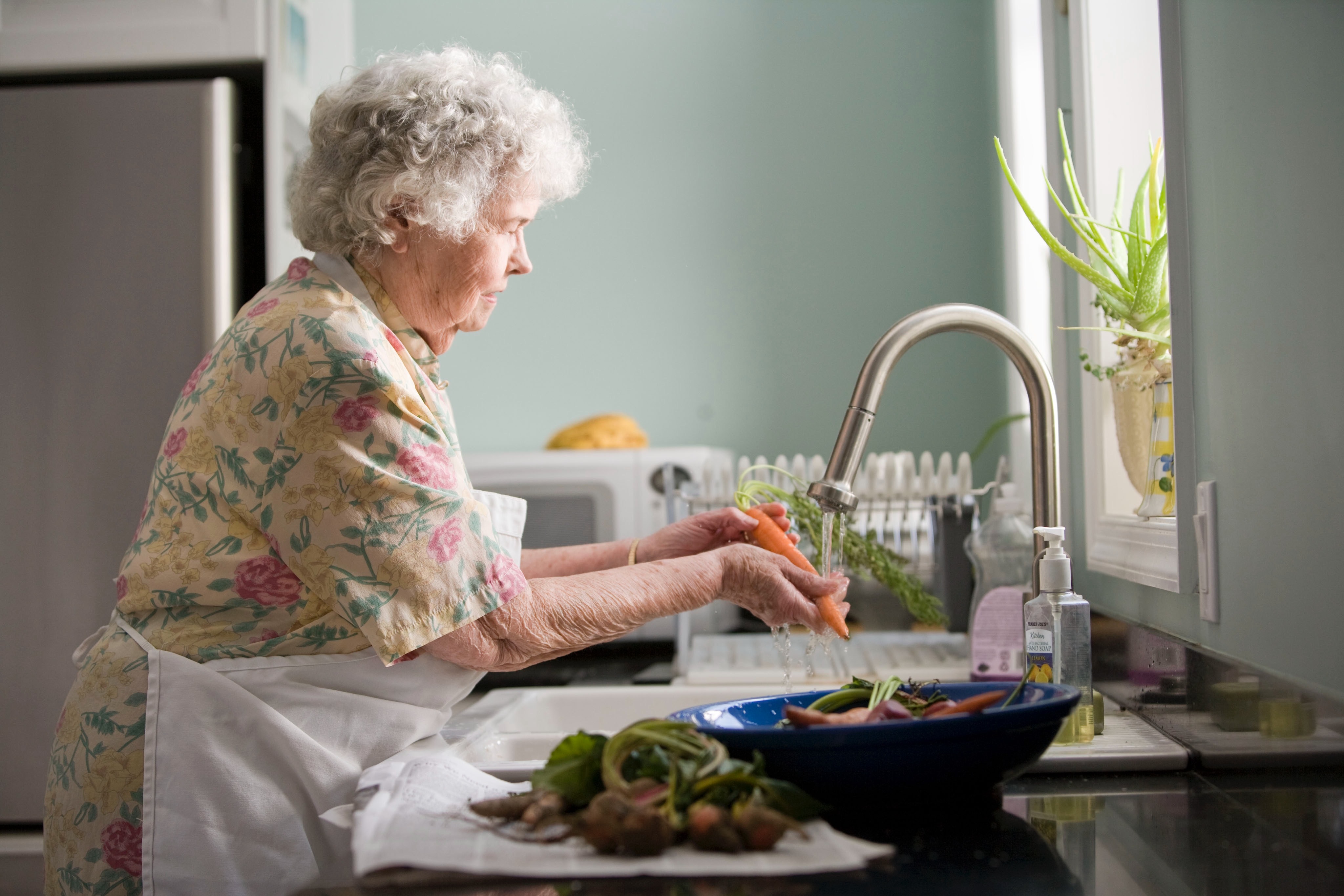 senior at home