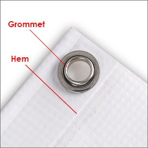 Hems and Grommets visual explanation Hems and Grommets visual explanation