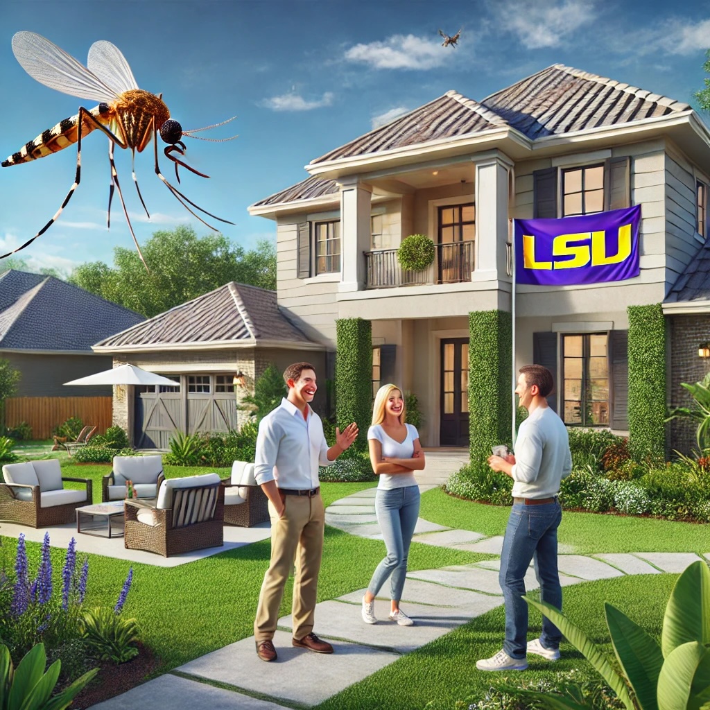 Family enjoying mosquito-free outdoor space
