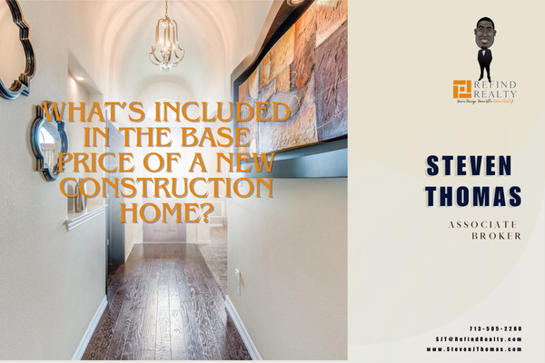 Exterior of a new construction home in Dallas with labeled features included in base price Exterior of a new construction home in Dallas with labeled features included in base price