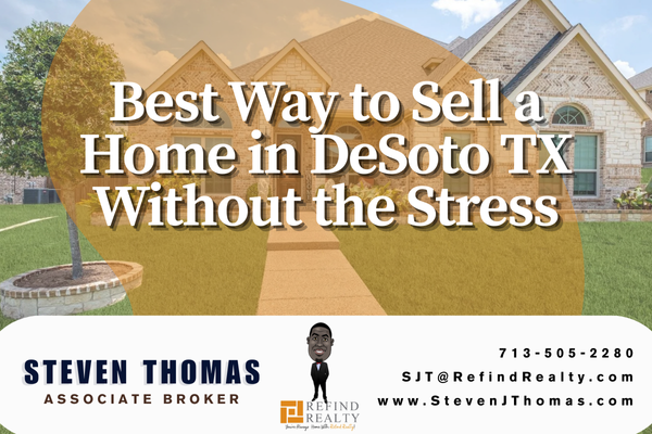Front view of a clean, well-maintained DeSoto TX home with fresh landscaping and neutral exterior colors, ideal for a real estate listing. Front view of a clean, well-maintained DeSoto TX home with fresh landscaping and neutral exterior colors, ideal for a real estate listing.