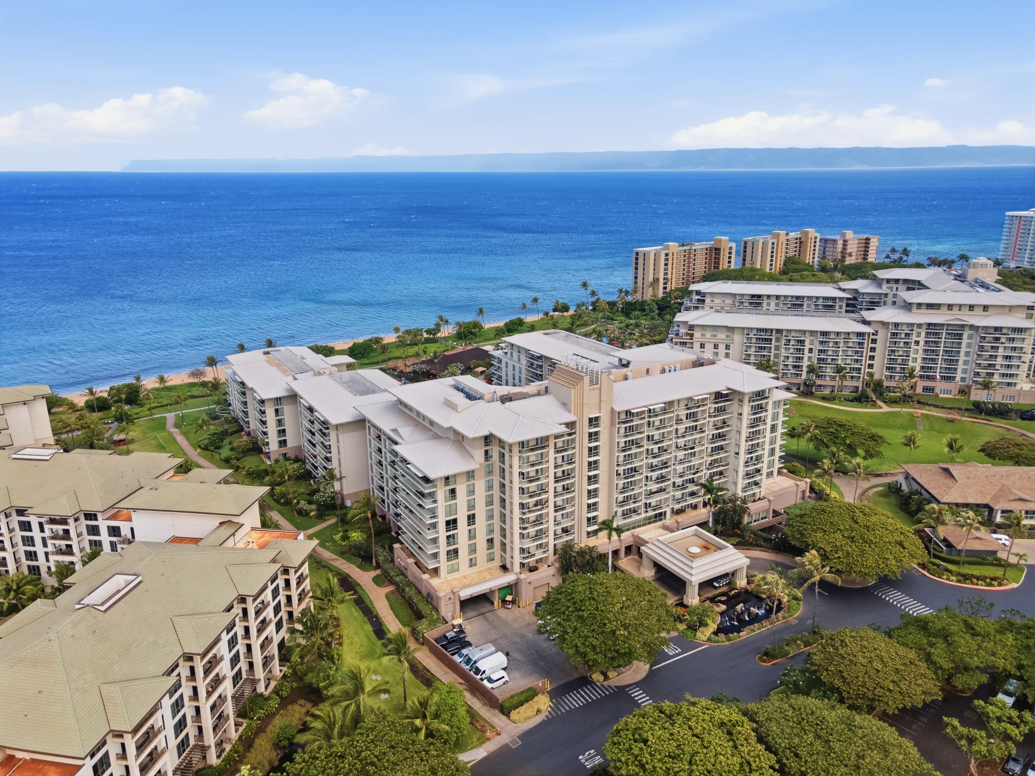 Honua Kai Resort & Spa Beachfront Aerial View