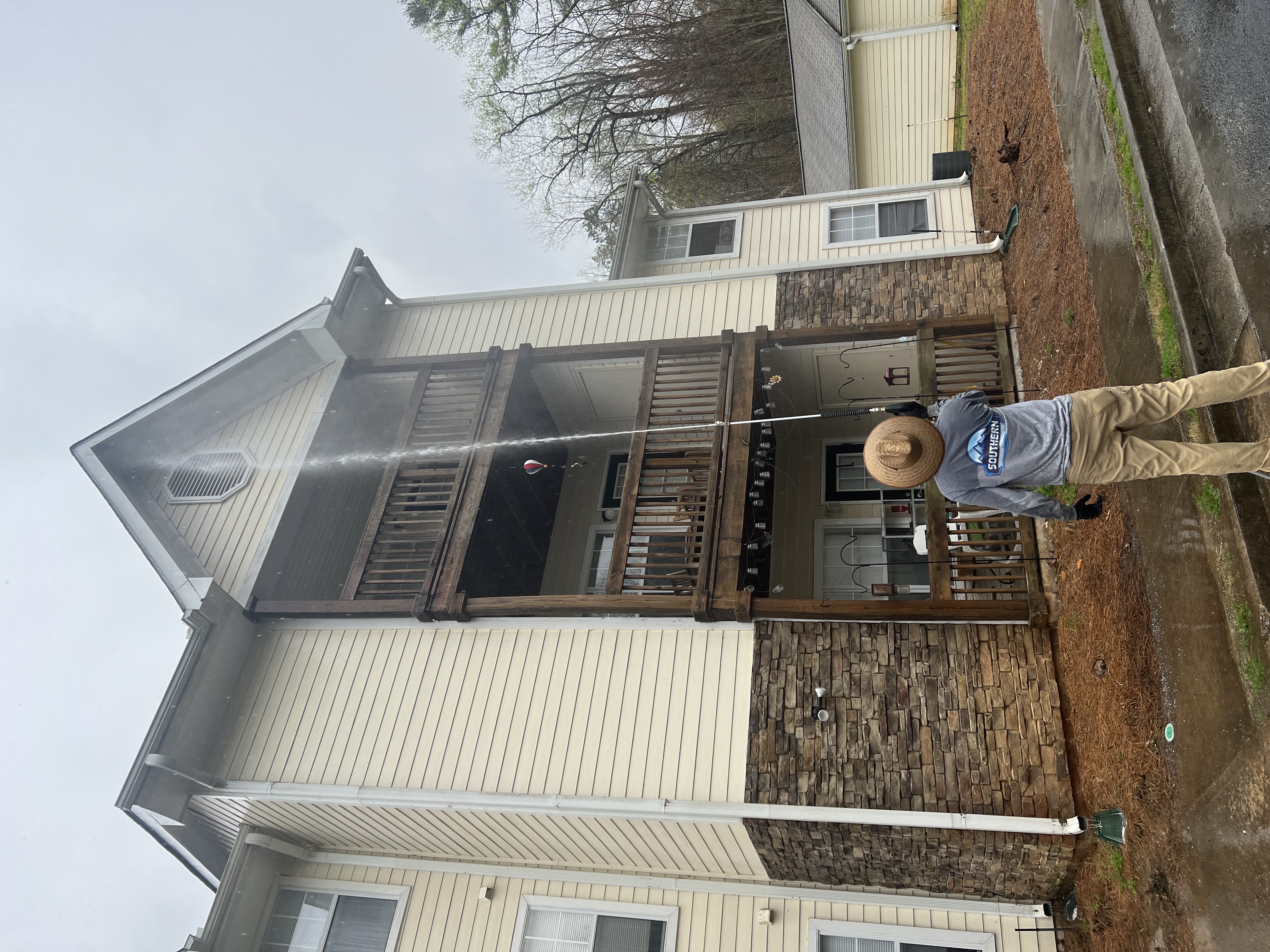 pressure washing