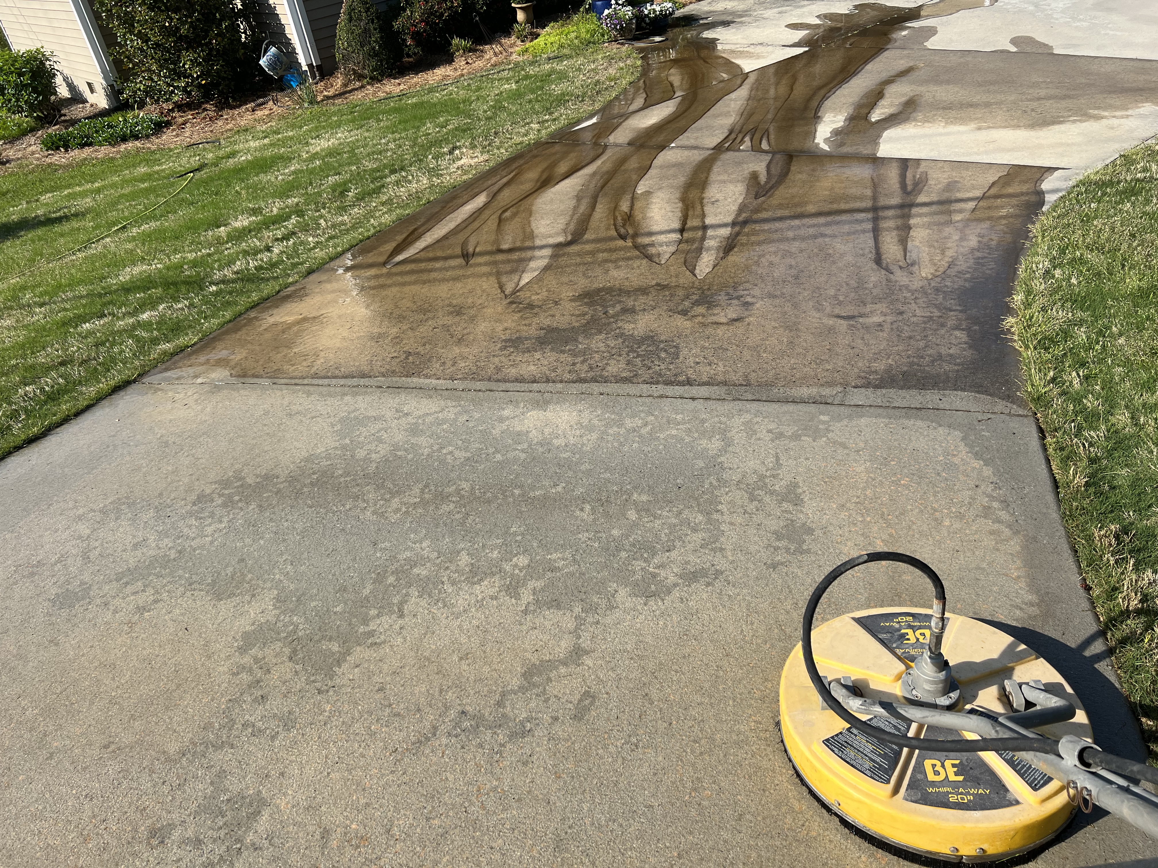 pressure washing