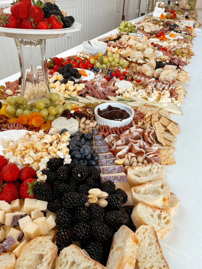 Oak & Olive grazing display