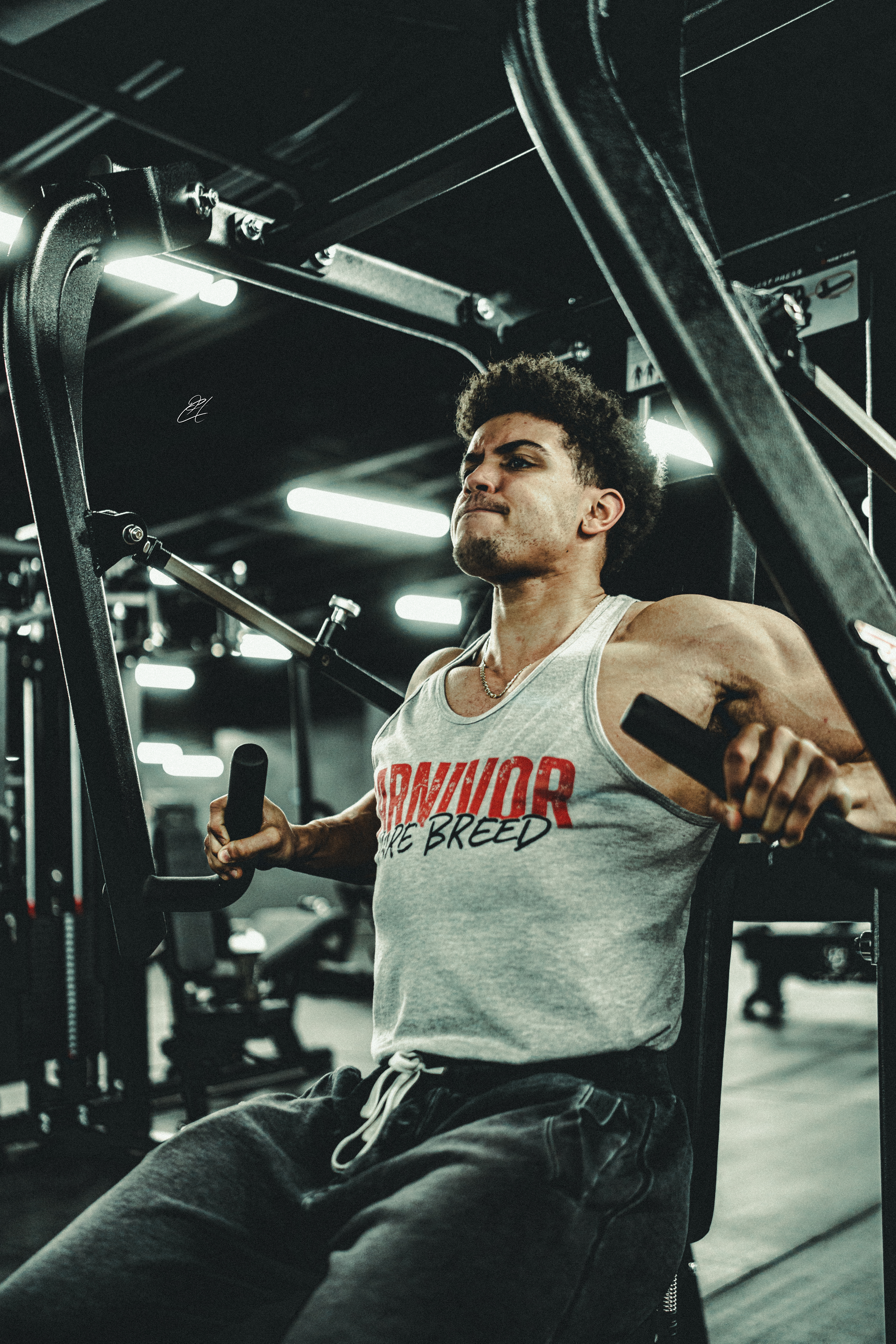 Farid competition pose