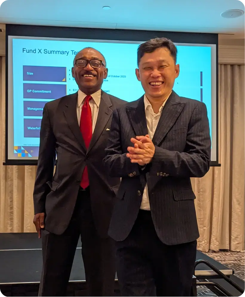 Siong Yoong with Gregory White