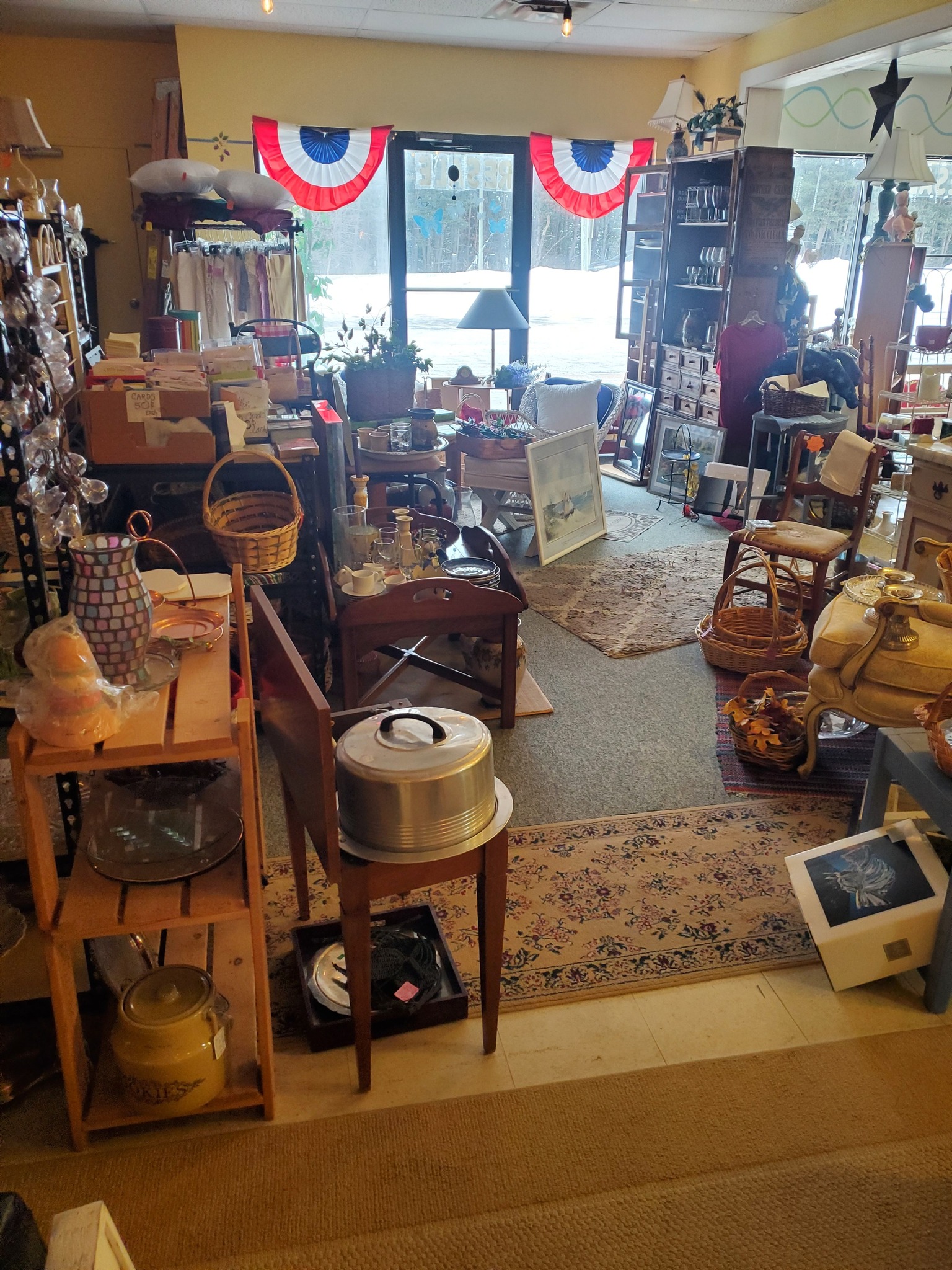 Differing home goods available for resale at Last Chance Resale