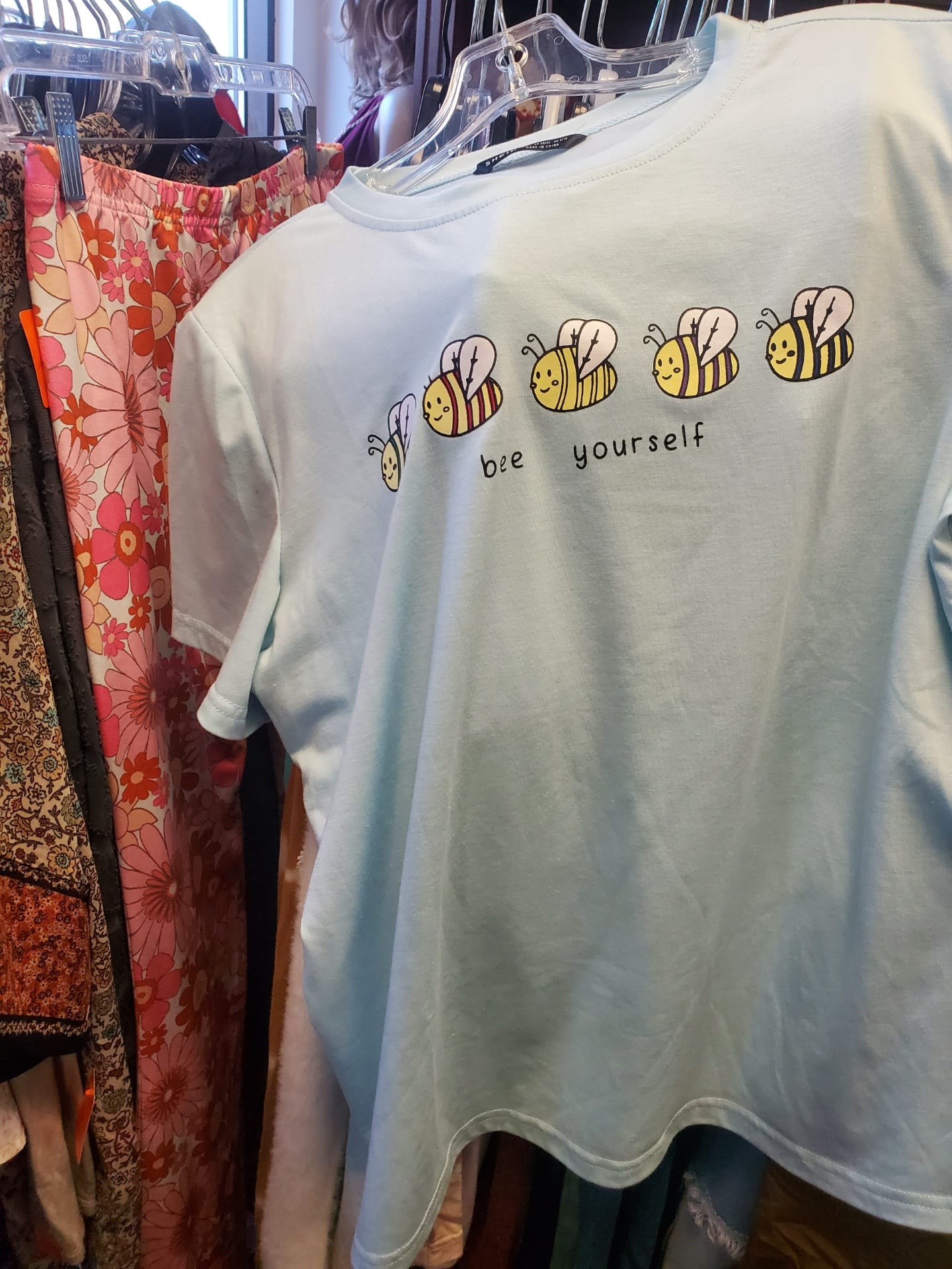 A very cute "Bee Yourself" shirt