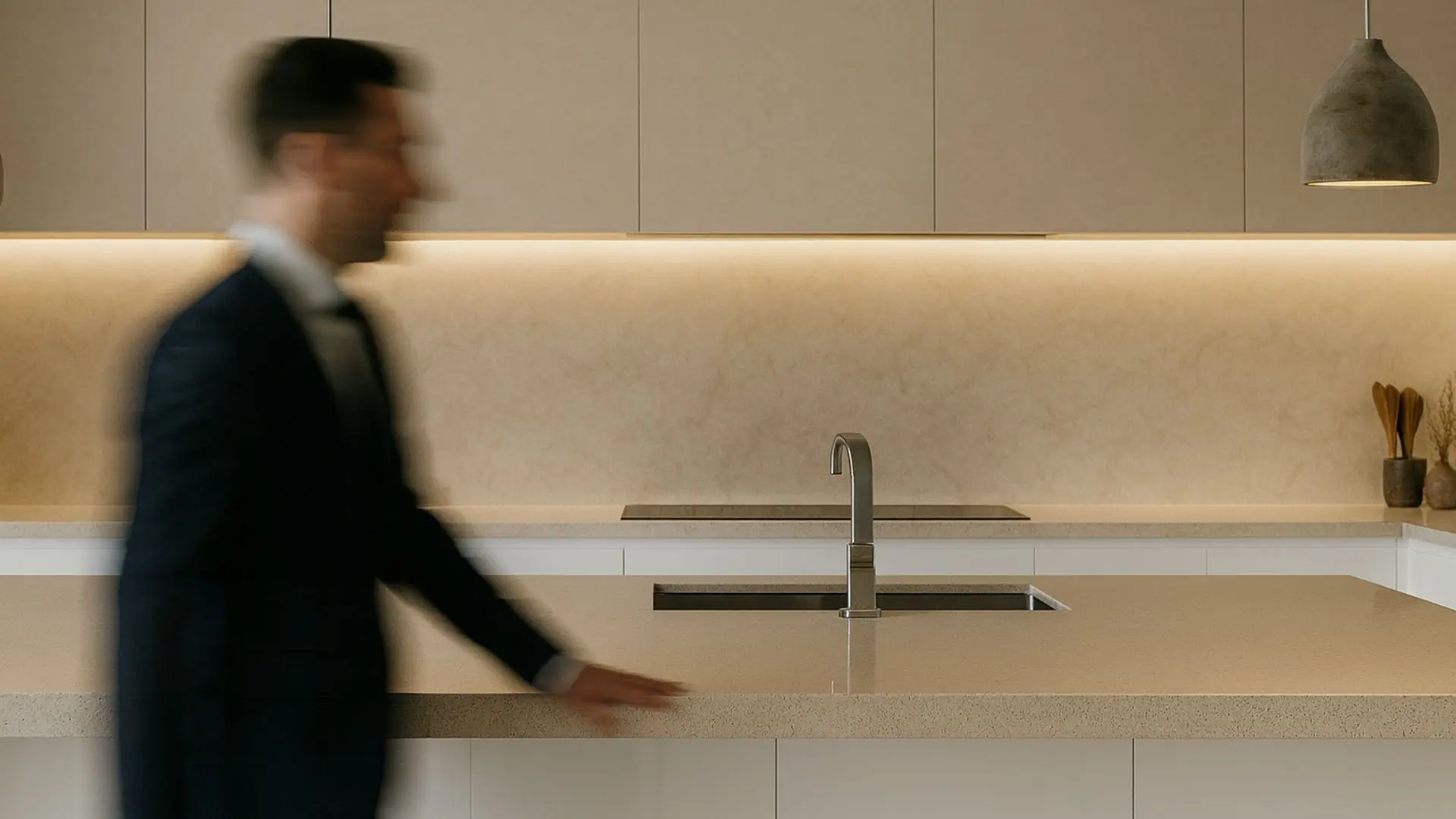 Cinematic video walkthrough of a property interior