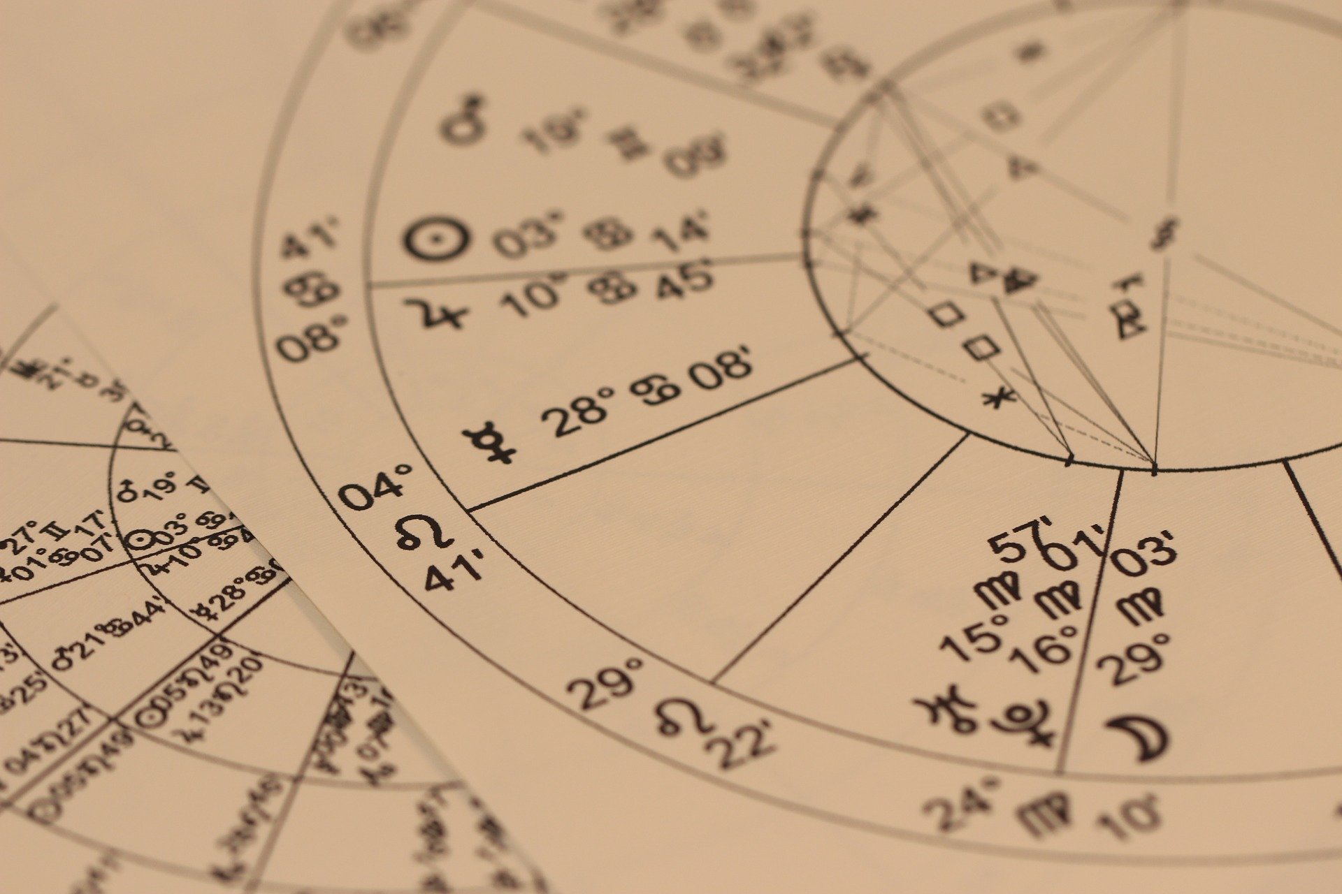 Image of a birth chart Image of a birth chart