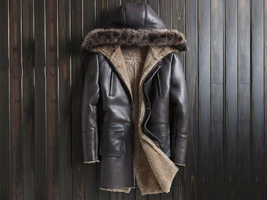 Elevate Your Style with Luxurious Sheep Leather Long Hooded Coats: Warmth Without Compromise