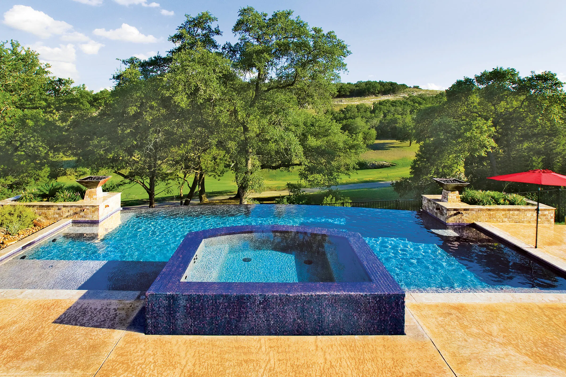 Rim flow infinity Pool Design