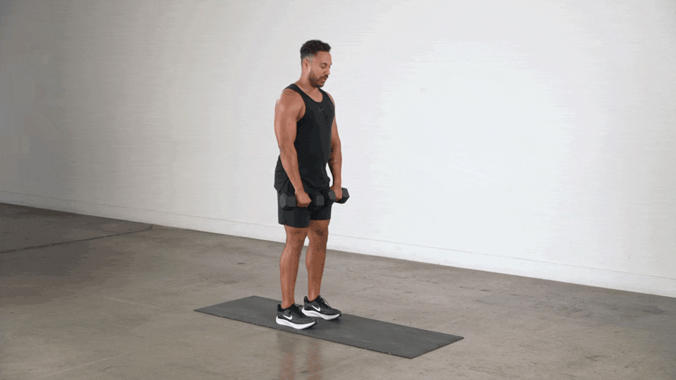 dumbell deadlift