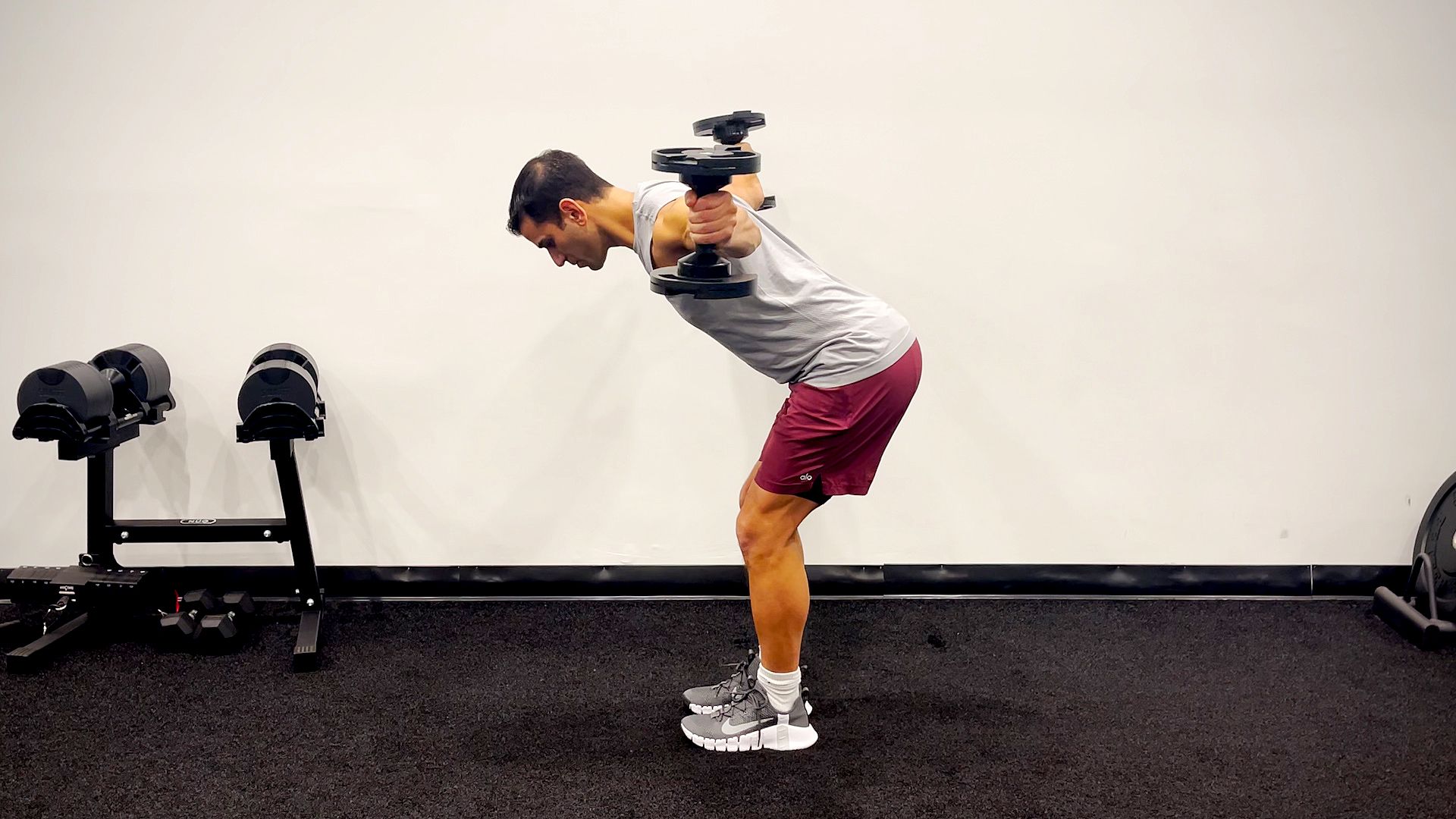 bent over rear delt activation