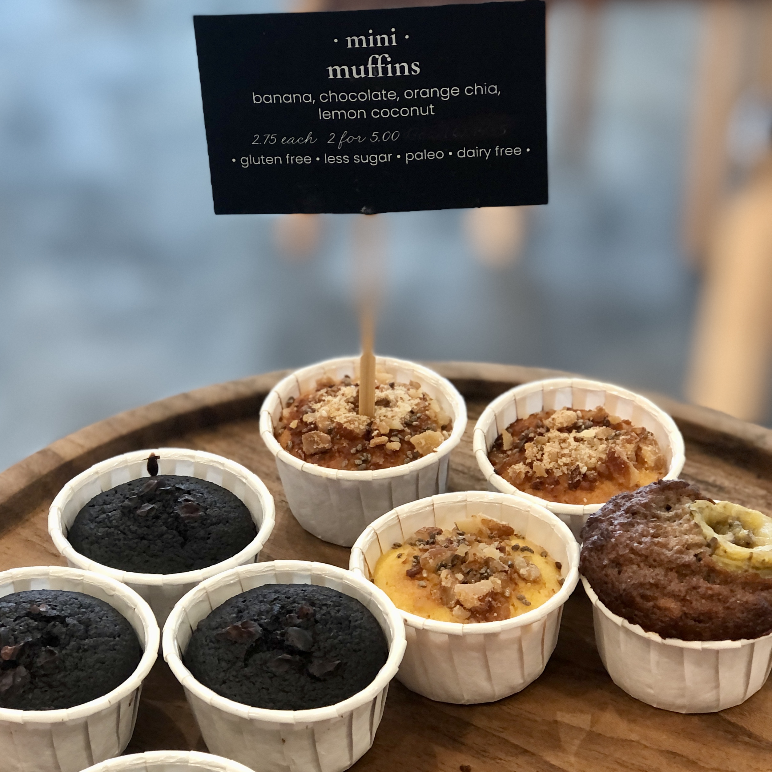 gluten-free muffins from The Whole Kitchen gluten-free muffins from The Whole Kitchen