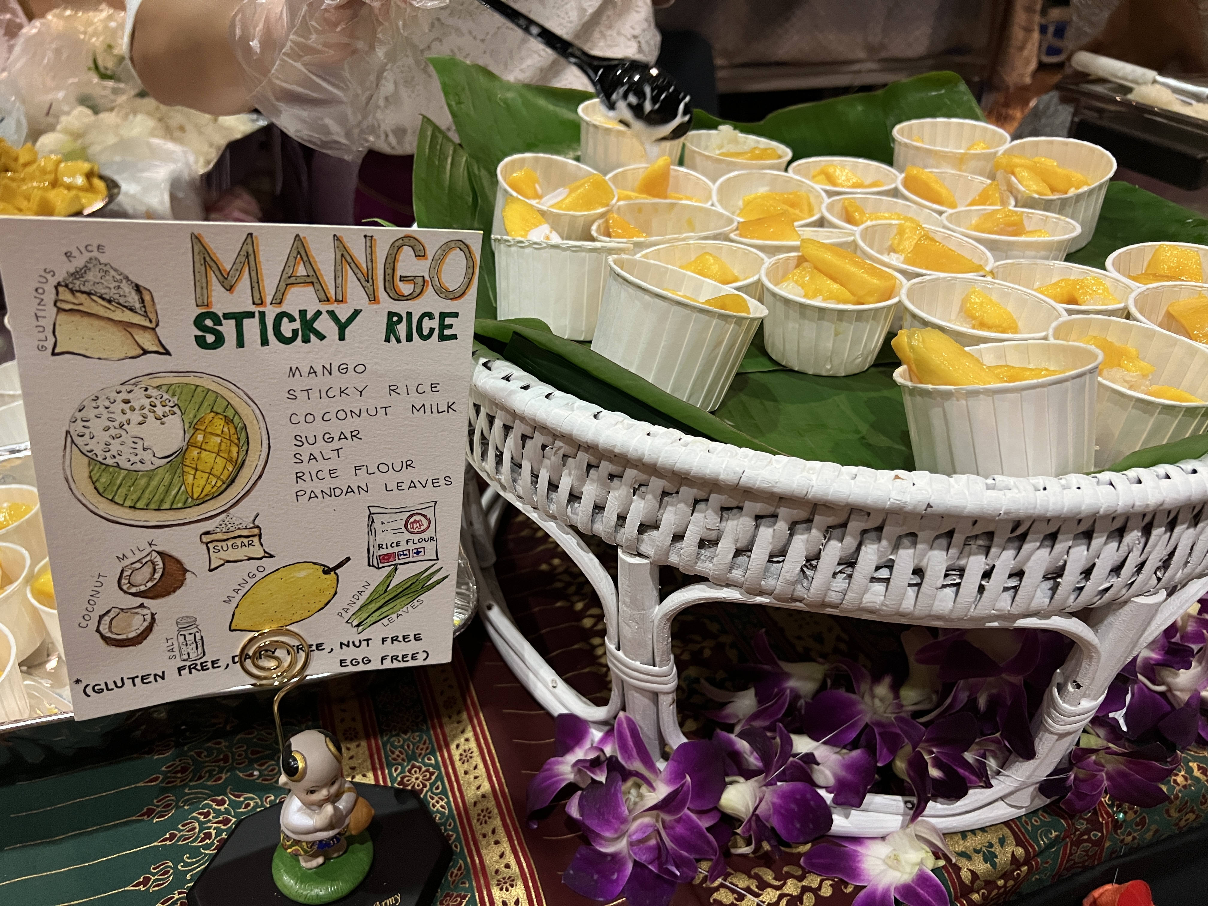 mango sticky rice sample