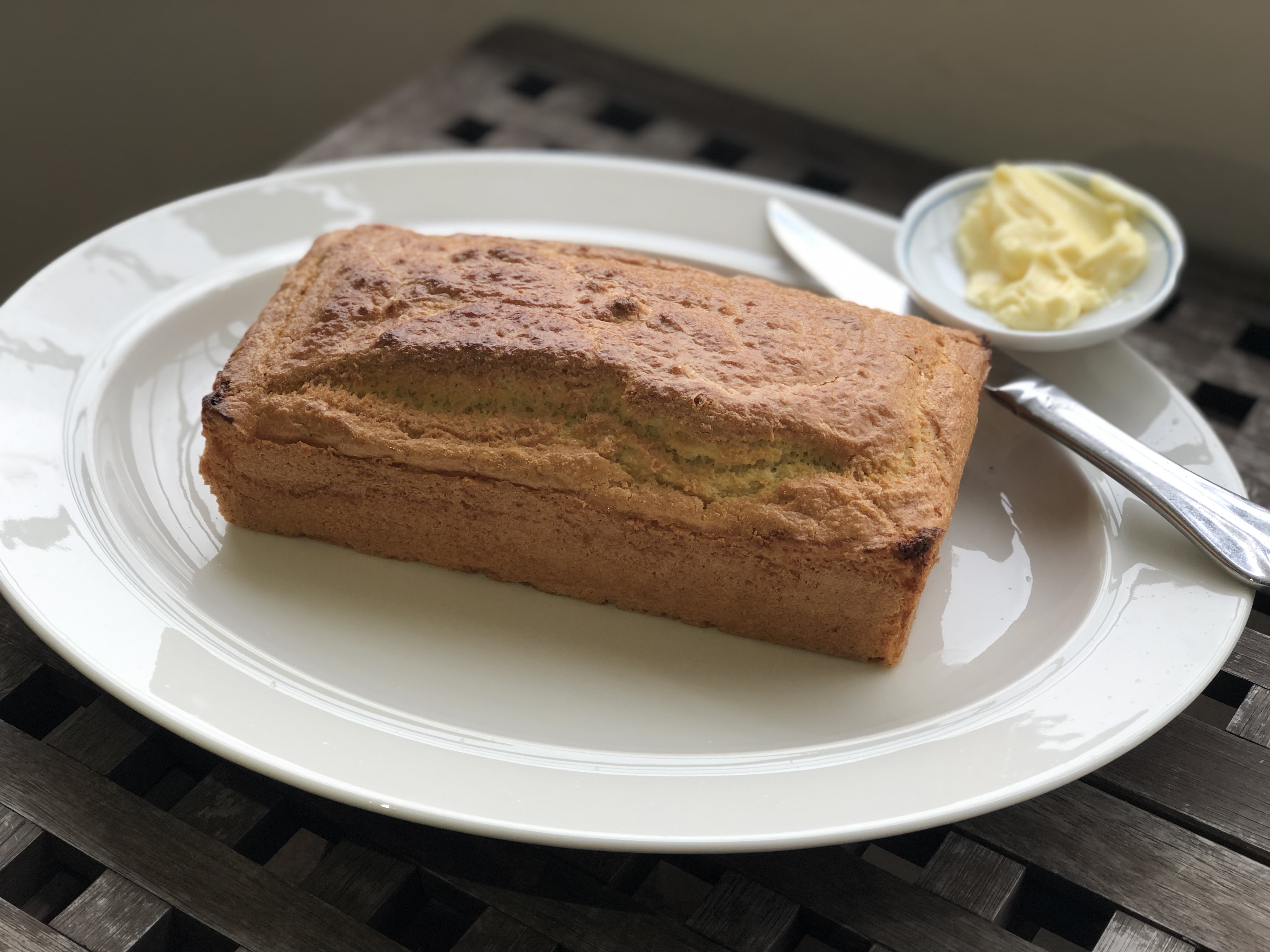 finished keto loaf