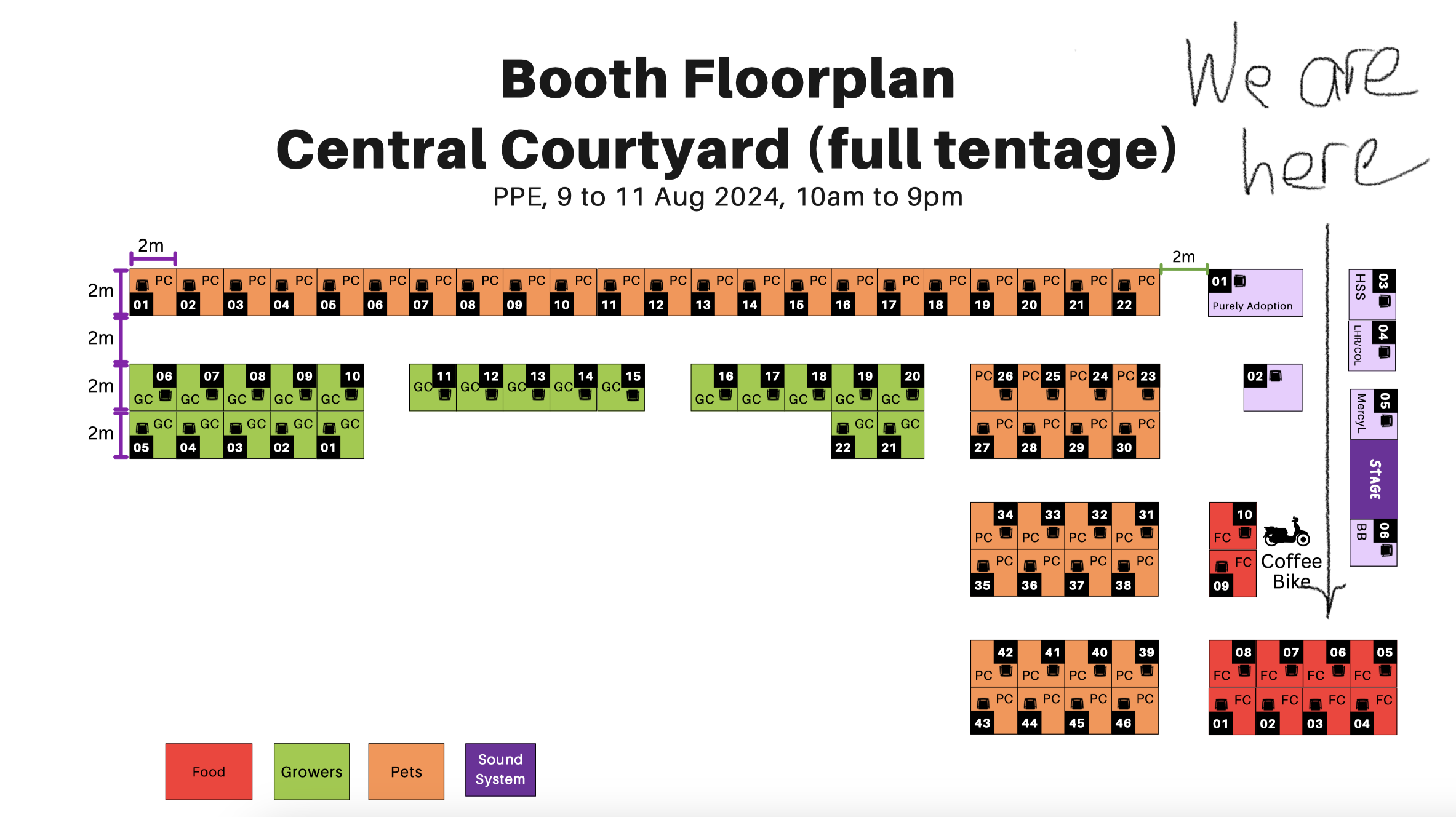 stall map stall map