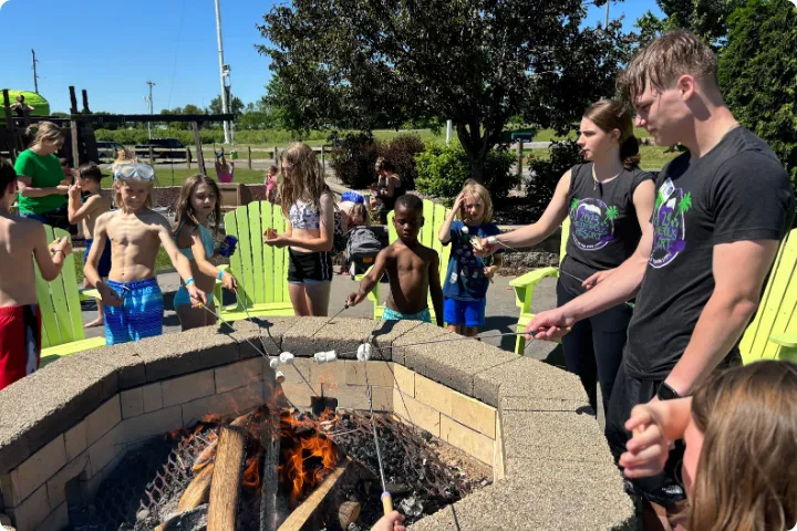 Chaos Water Park Campfire and S'mores Chaos Water Park Campfire and S'mores