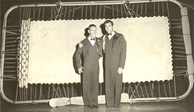 George Nissen and Larry Griswold, Inventors of the trampoline, Action City