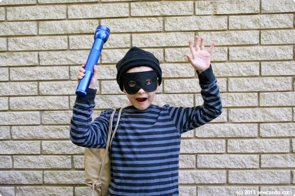 Easy Halloween DIY Costumes For Kids, Metropolis Resort, Burglar