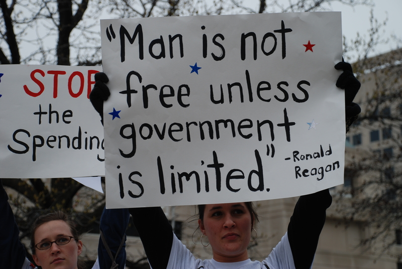 limited government protester