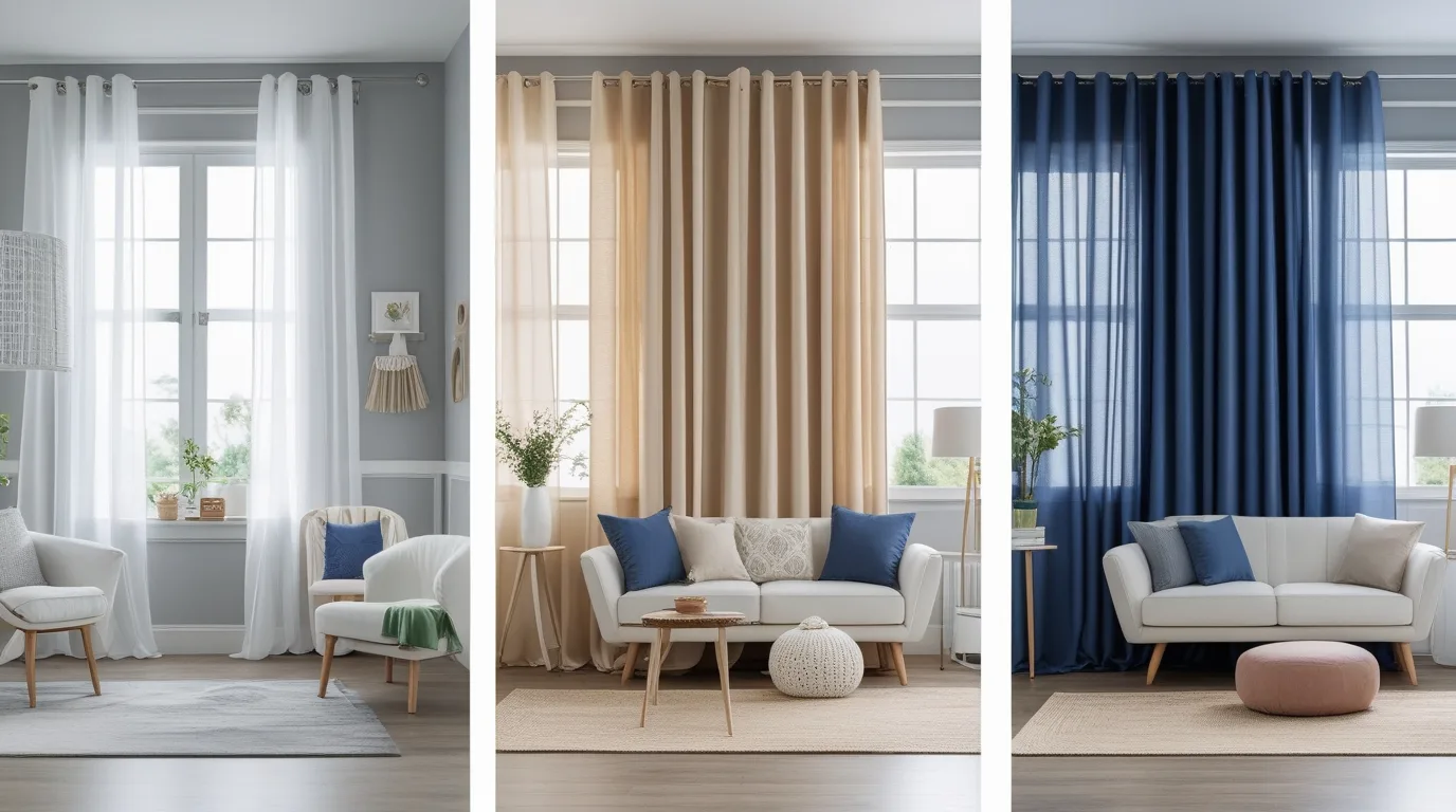 White, Beige, or Blue Popular Curtain Colors That Compliment Gray Walls White, Beige, or Blue Popular Curtain Colors That Compliment Gray Walls