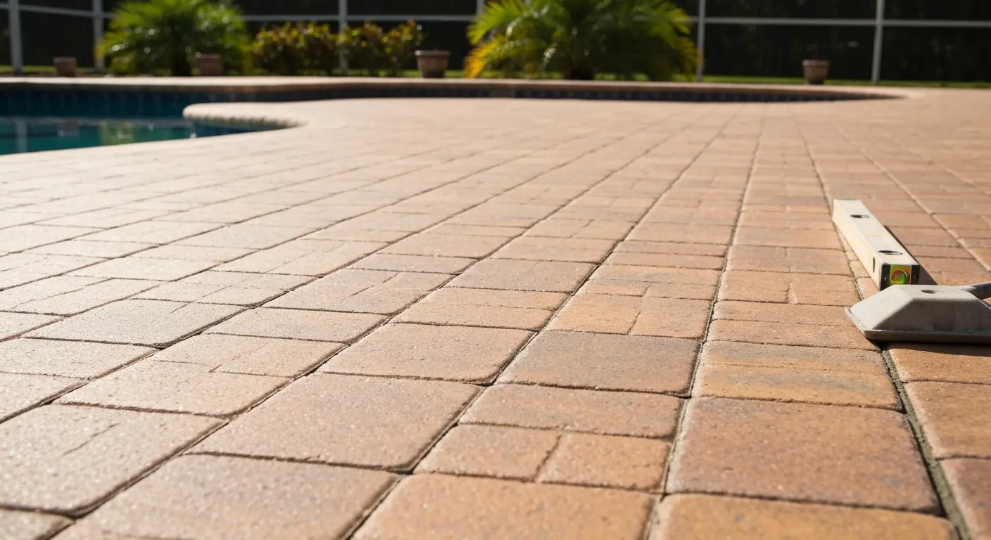 Pool deck pavers