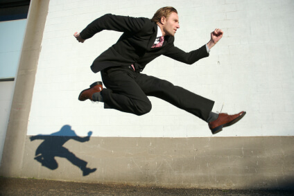 High energy by running fast High energy by running fast